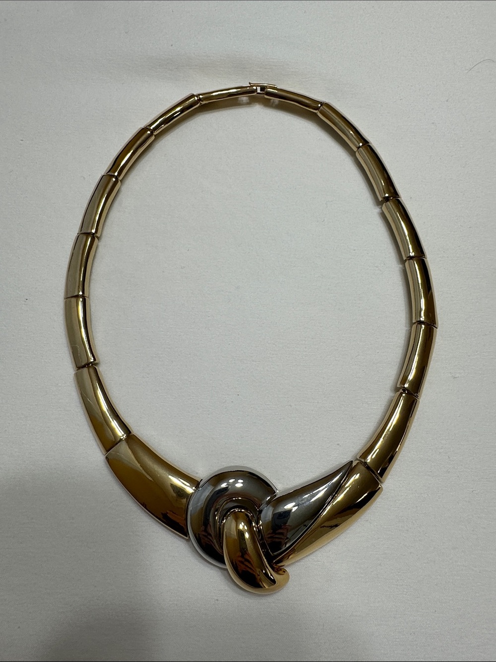 Gold-Tone Knot Collar Necklace - Women's Jewelry